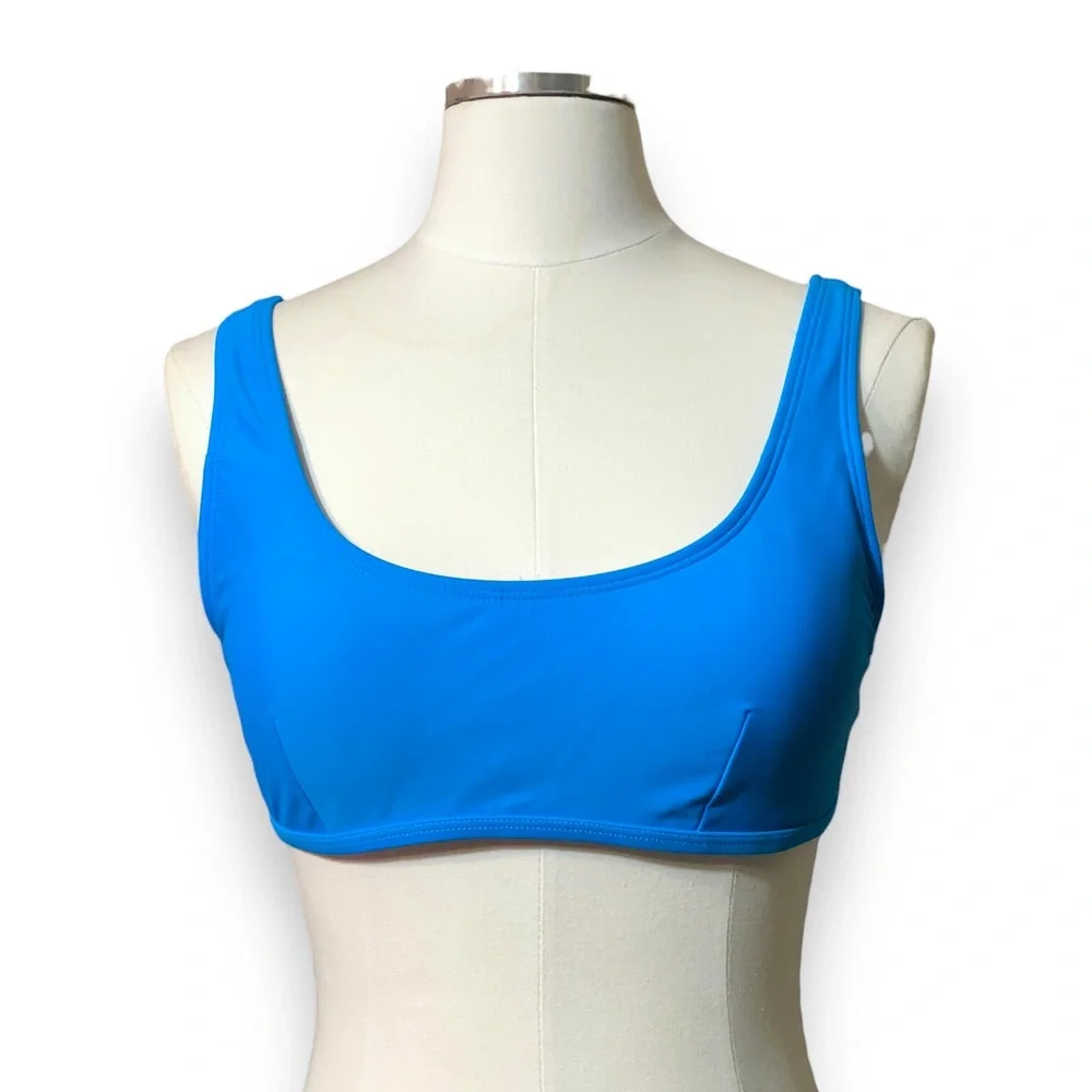 HALARA Solid U Neck Bikini Top